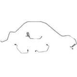 t 81 Chevrolet Camaro Front Brake Line Kit Power Disc Stainless Steel Fine Lines