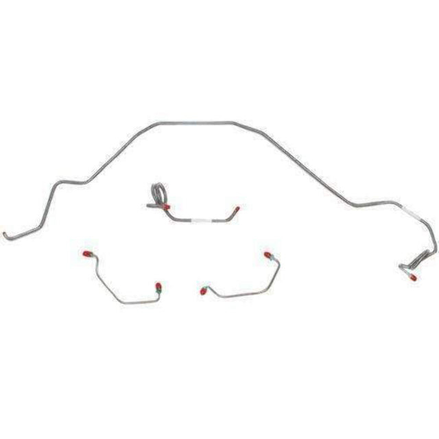 t 81 Chevrolet Camaro Front Brake Line Kit Power Disc Stainless Steel Fine Lines