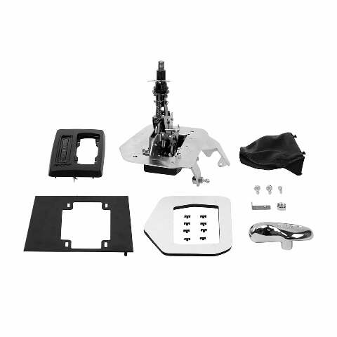 B&M 81002 - Automatic Ratchet Shifter - Hammer Console - Fits 1987-1993 Ford Mustang Console.