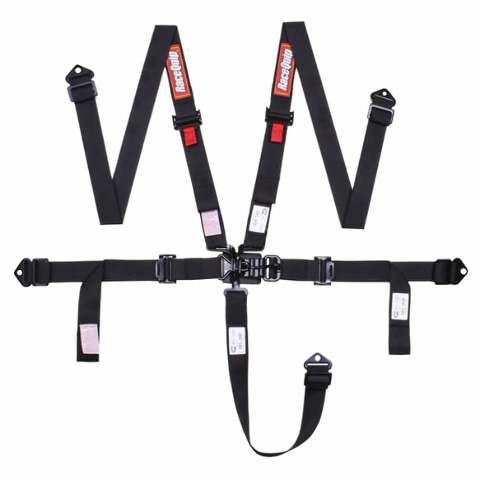 L&L 16.1 5Pt 2' Belts Pd Lap Blk Hw  Blk - 811001RQP
