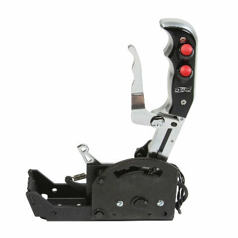 Automatic Gated Shifter - Dual Button Magnum Grip Pro Stick - Two Tone billet aluminum black anodized