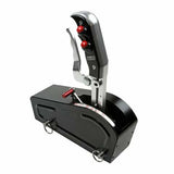 Automatic Gated Shifter - Dual Button Magnum Grip Pro Stick - Two Tone billet aluminum black anodized