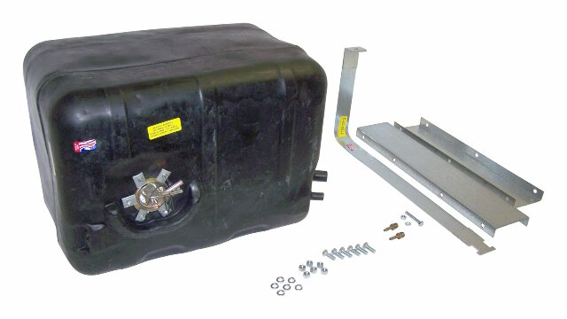 Jeep Vintage - Plastic Black Fuel Tank - 8128585PLXL