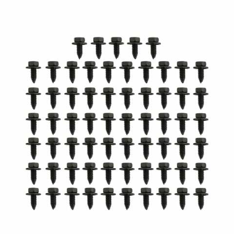 Fits 1983-1991 Chevrolet C35; Front End Bolt Kit - Black 81309-81