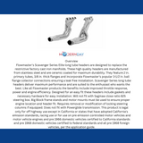 Exhaust system for 1968-1969 Ram Exhaust stainless steel