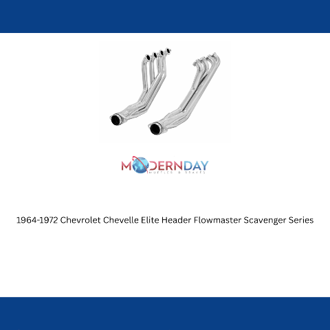 1964-1972 Chevrolet Chevelle Elite Header Flowmaster Scavenger Series 814116