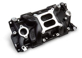 Weiand Speed Warrior Intake - Chevy Small Block V8 Black Ceramic Coated - 8150BK