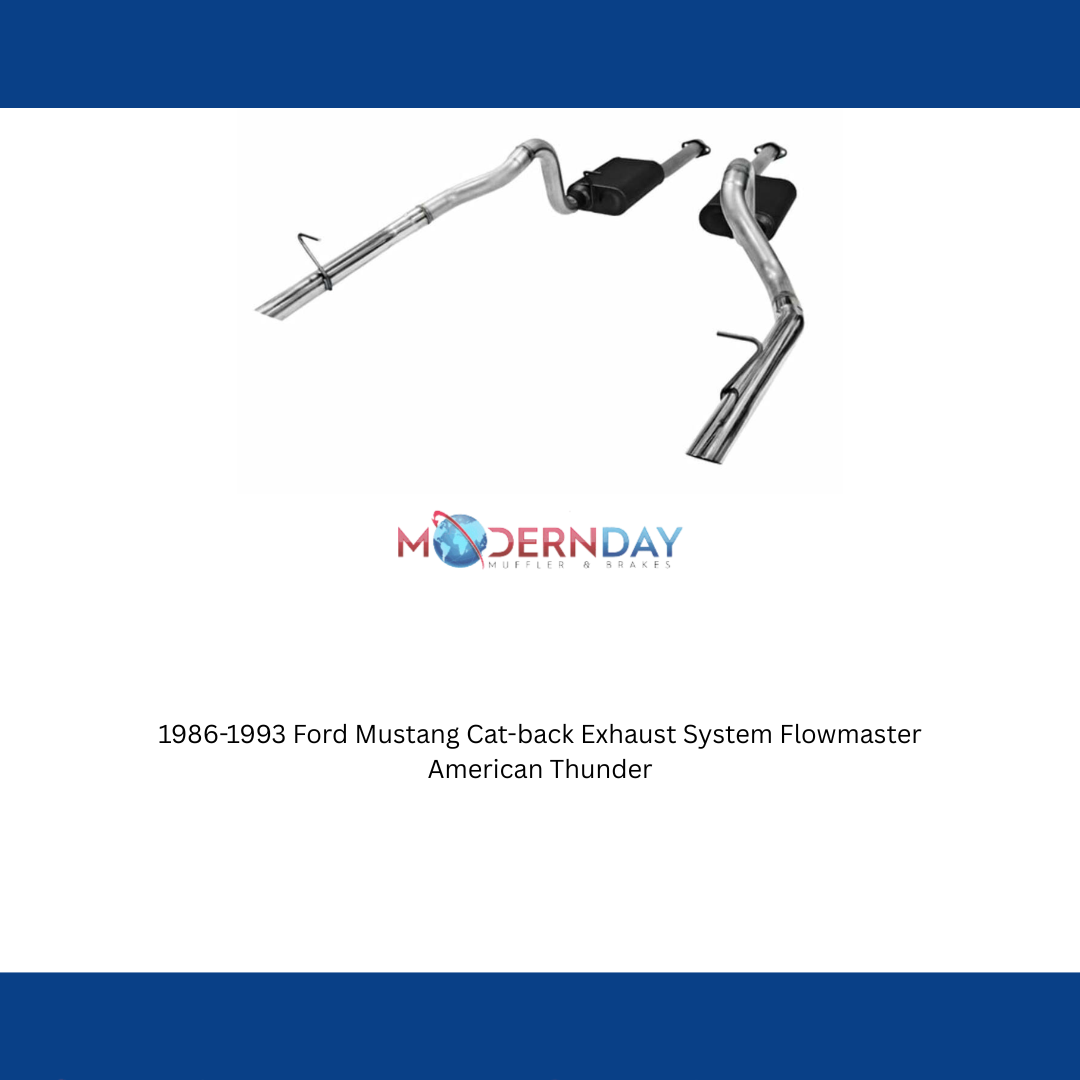Exhaust system for 1986-1993 Ford Mustang Exhaust stainless steel