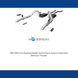 Exhaust system for 1967-1970 Ford Mustang Exhaust stainless steel