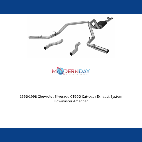 1996-1998 Chevrolet Silverado C1500 Cat-back Exhaust System Flowmaster American