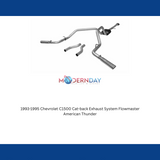 Exhaust system for 1993-1995 Chevy C1500 Exhaust stainless steel