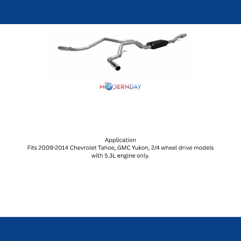 2009-2013 Chevrolet Tahoe Cat-back Exhaust System Flowmaster Force II 817554