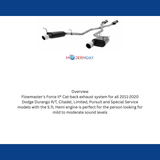 Exhaust system for 2011-2026 Dodge Durango Exhaust stainless steel