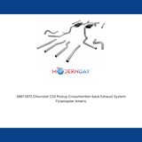 1967-1972 Chevrolet C10 Pickup Crossmember-back Exhaust System Flowmaster Americ