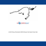 Exhaust system for 2014-2019 Chevy Silverado Exhaust Stainless