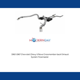 1962-1967 Chevrolet Chevy II/Nova Crossmember-back Exhaust System Flowmaster Ame