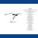 1962-1967 Chevrolet Chevy II/Nova Crossmember-back Exhaust System Flowmaster Ame