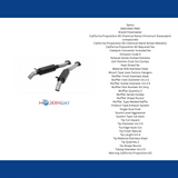 Exhaust system for 1986-2004 Ford Mustang Exhaust stainless steel