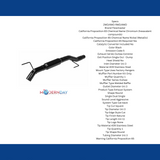 Exhaust system for 2009-2014 Ram Exhaust stainless steel