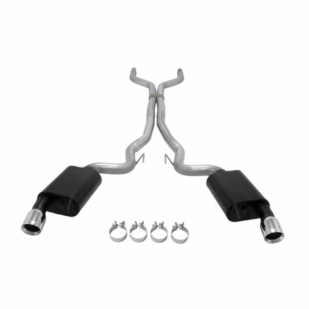 t 2015-2017 Ford Mustang Cat-back Exhaust System Flowmaster American Thunder 817730 Flowmaster