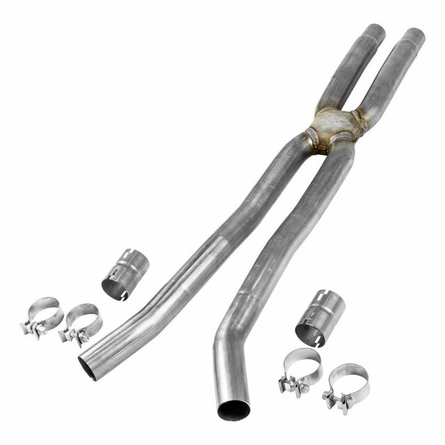 X-pipe for 2018-2026 Ford Mustang Exhaust stainless steel