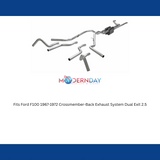 Exhaust system for 1967-1972 Ford F Exhaust stainless steel