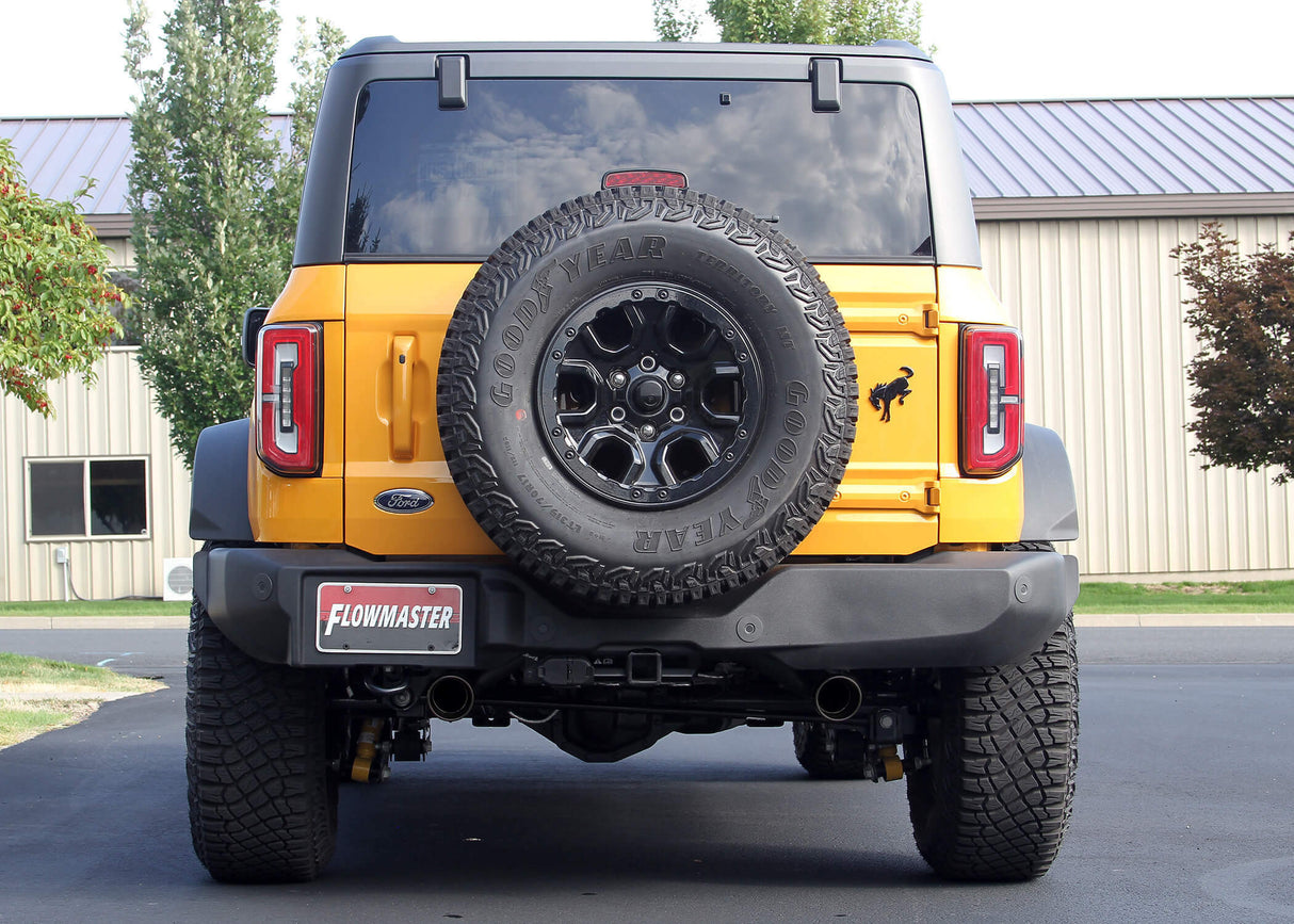 Exhaust system for 2021-2026 Ford Bronco Exhaust stainless steel
