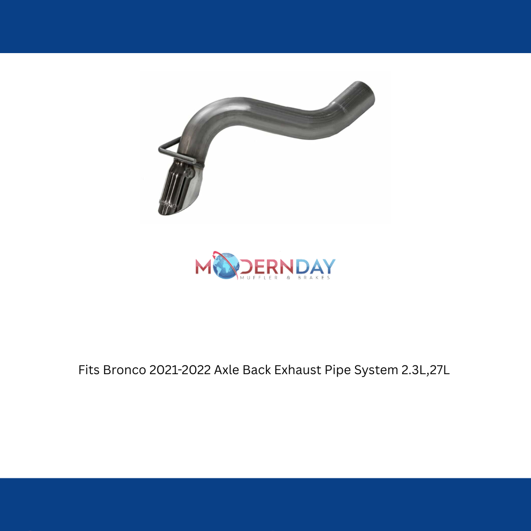 Exhaust system for 2021-2026 Ford Bronco Exhaust stainless steel