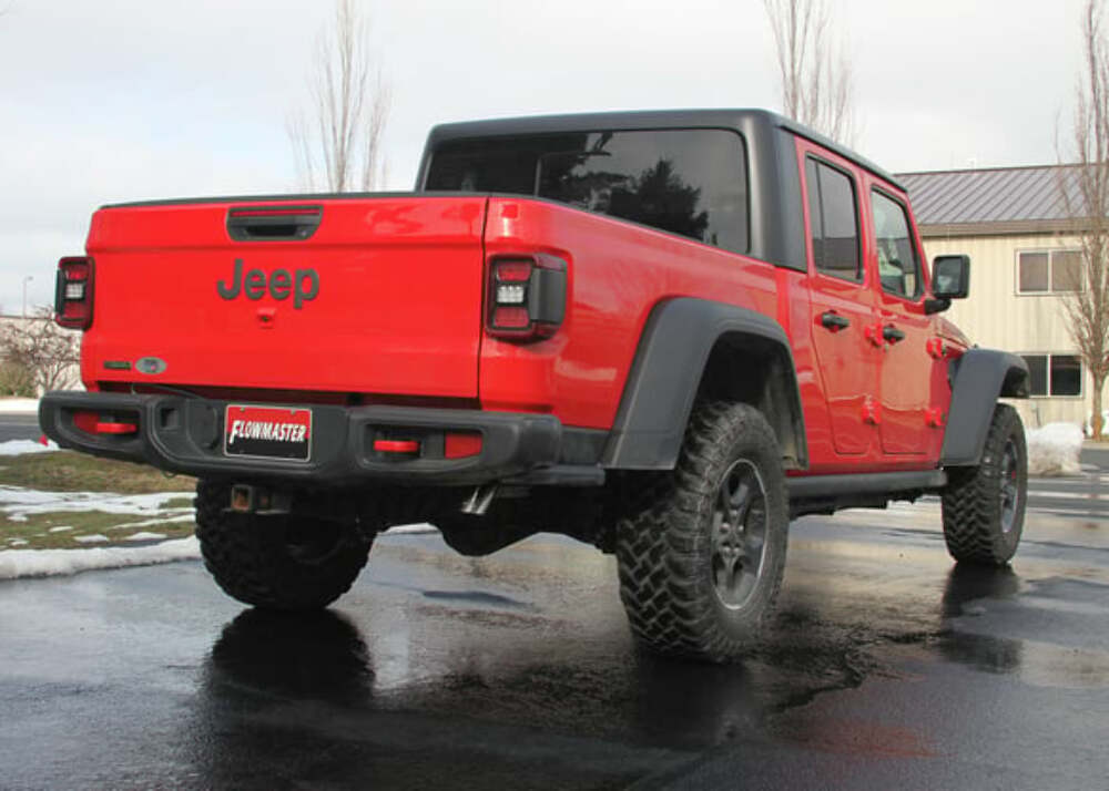 Exhaust system for 2021-2023 Jeep Gladiator Exhaust stainless steel