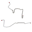 Brake Line Kit for 2013 82-83 Chevy Camaro Rear Axle disc brakes stainless steel