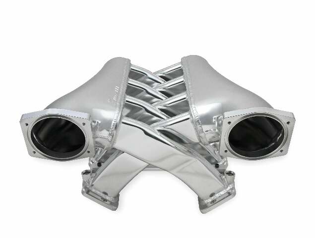 Holley EFI Sniper EFI Intake Manifold Dual Plenum 102mm and Fuel Rail Kit - Silver - 820241