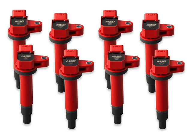 MSD ignition coil for 1998-2010 Toyota red 82218
