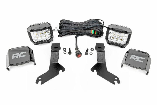 Fits Chevy Silverado 1500 (99-06) LED Light Kit Ditch Mount 3" OSRAM Wide 82285