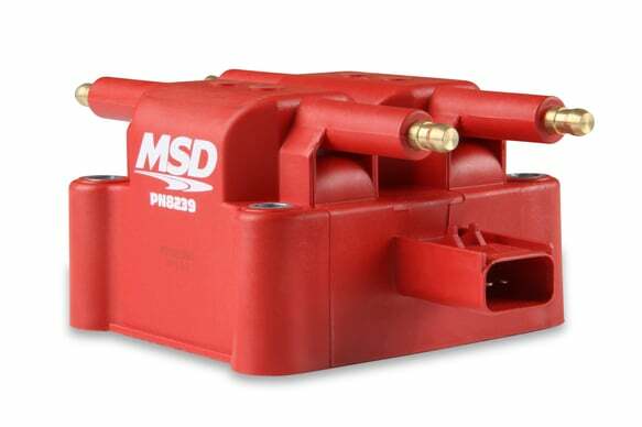 MSD ignition coil for 1994-2006 Dodge red 8239