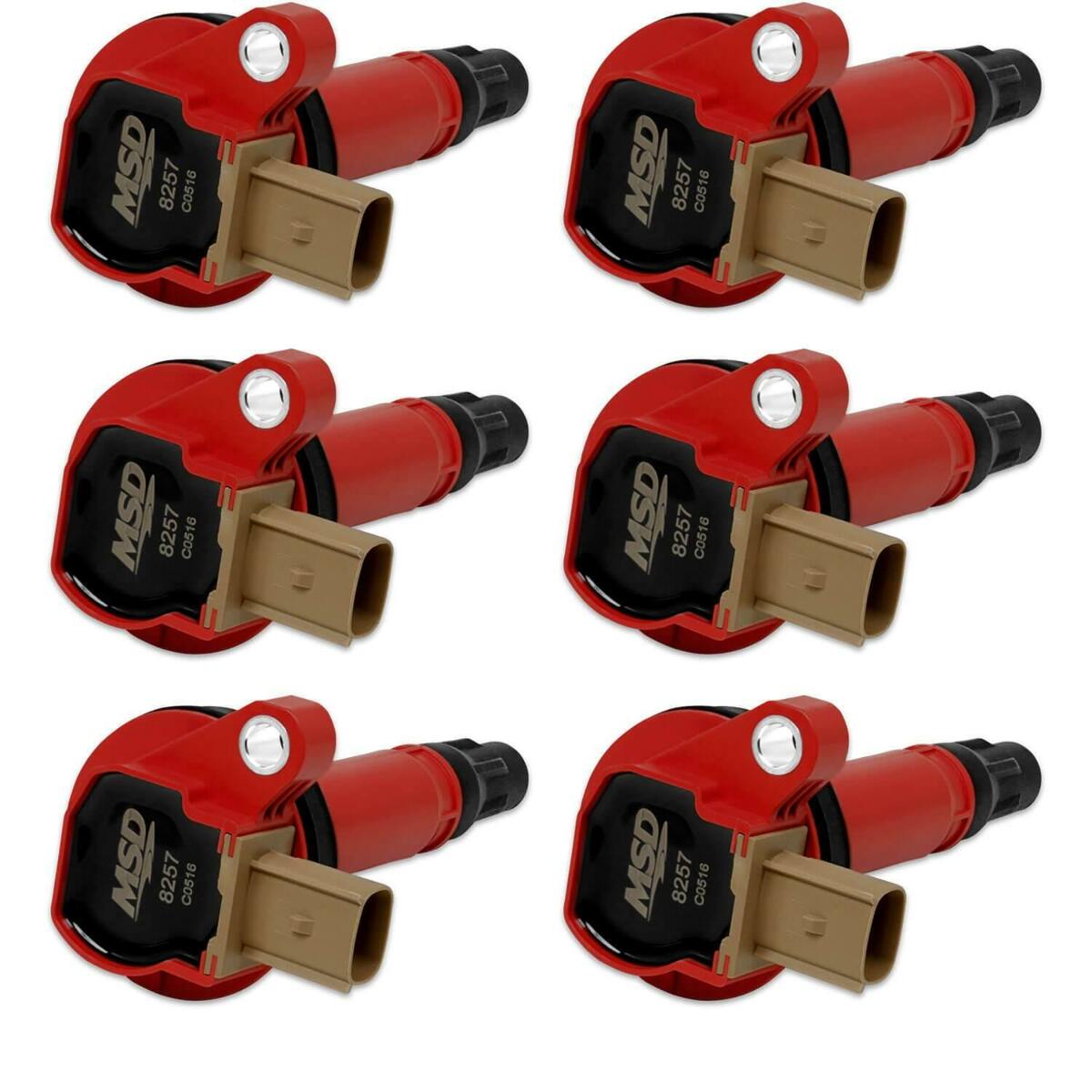 MSD ignition coil for 2010-2015 Ford F-150 red 82576