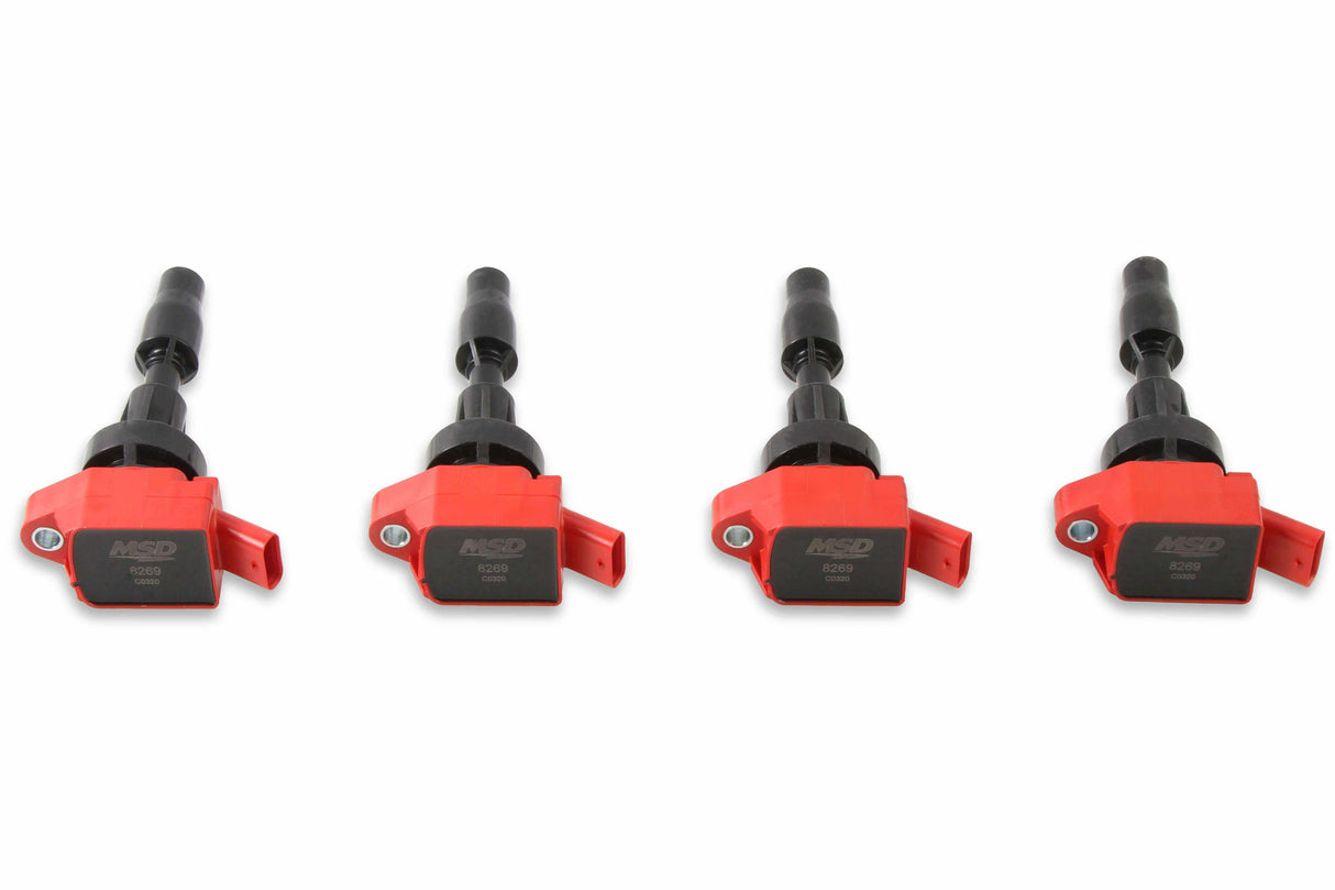 t MSD Ignition Coils Blaster fits 2015-2020 Hyundai/KIA 1.6L Turbo Red 4Pack 82694 MSD