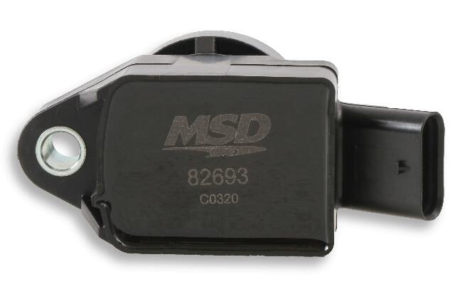 MSD ignition coil black red steel high performance FITS-15-20-HYUNDAI-KIA-1-6L-TURBO-BLACK-4PACK-826943