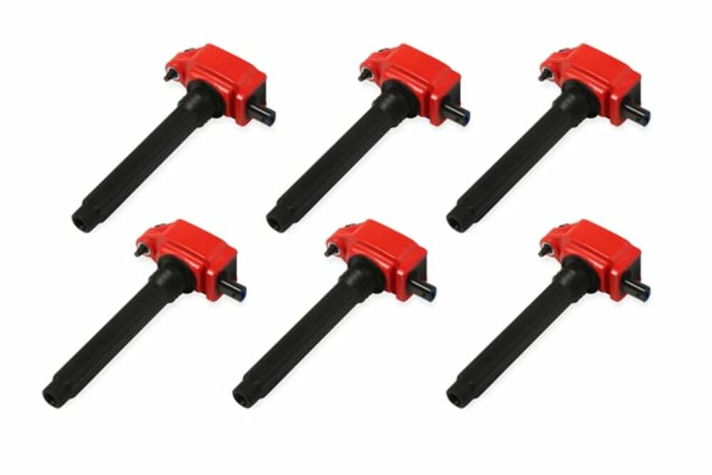 MSD ignition coil for 2011-2016 Dodge Challenger black red