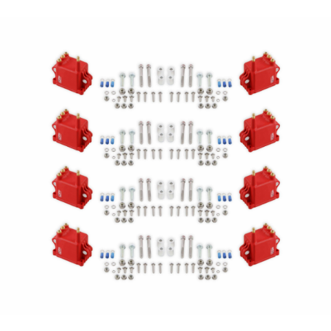 MSD Ignition Coil, High Output for Pro CDI 600, 8-Pack, Red - 82808