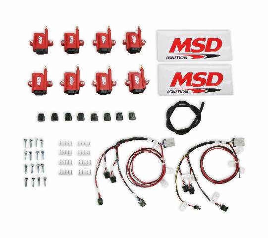 MSD Ignition Coils, Smart Coil, Bigwire, Kit, Red - 8289-KIT
