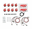 MSD ignition coil black red aluminum 8289