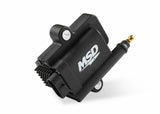 MSD ignition coil black red aluminum 82893