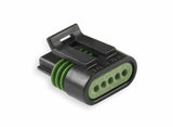 MSD ignition coil black red aluminum 82893