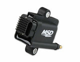 MSD ignition coil black red aluminum 82893