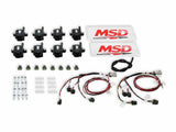 MSD ignition coil black red aluminum 82893