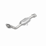 MagnaFlow direct-fit catalytic converter fits 1983-1988 Ford Ranger 2.0L and 1983-1984 Ford Ranger 2.3L 2 inch inlet 2.3 inch outlet stainless steel CARB compliant 3391373