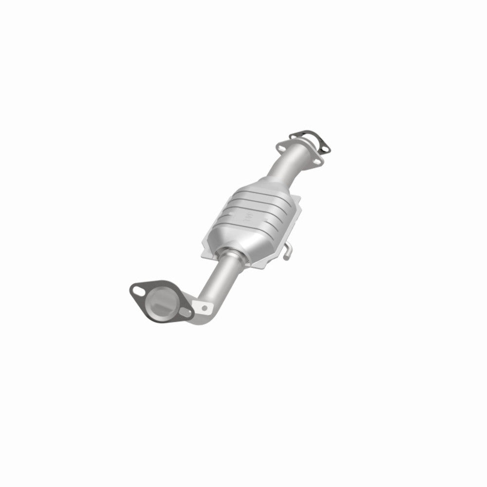 MagnaFlow direct-fit catalytic converter fits 1983-1988 Ford Ranger 2.0L and 1983-1984 Ford Ranger 2.3L 2 inch inlet 2.3 inch outlet stainless steel CARB compliant 3391373