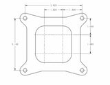 t 830 CFM - 4150 - Mechanical Secondaries - Gold Dichromate - Gasoline 0-80509-2 Holley