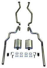 2-1/2" Turbo Exhaust System exc. Convertible and Station Wagon 83005 fits 1963-1964 Ford Customline DA99 Shafer's Classic Reproductions