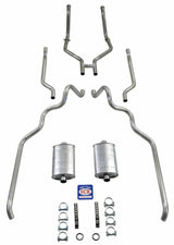Fits 1963-64 Full Size Ford 2" Turbo exhaust system 83030